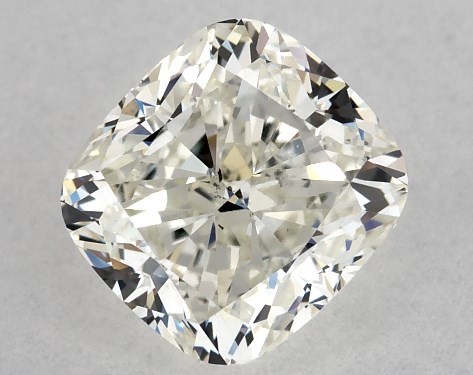 GIA 1.00 Carat K-SI1 Good Cut Cushion Modified Diamond
